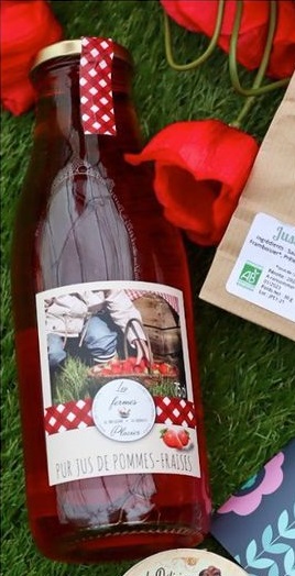 Jus de Pommes Framboises
