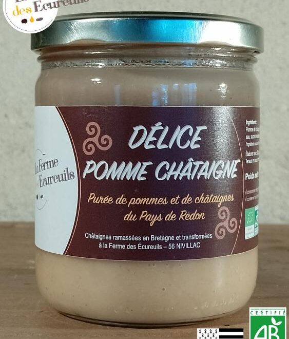 Délices pommes chataignes - La ferme des écureuils - Nivillac