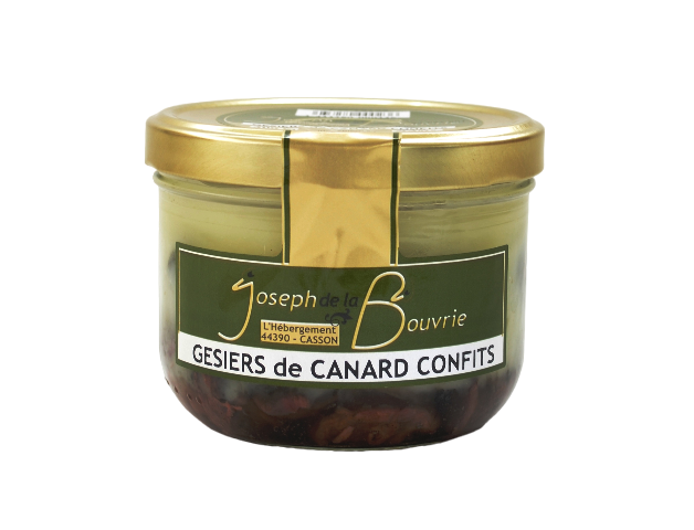 Gésiers de canard confits