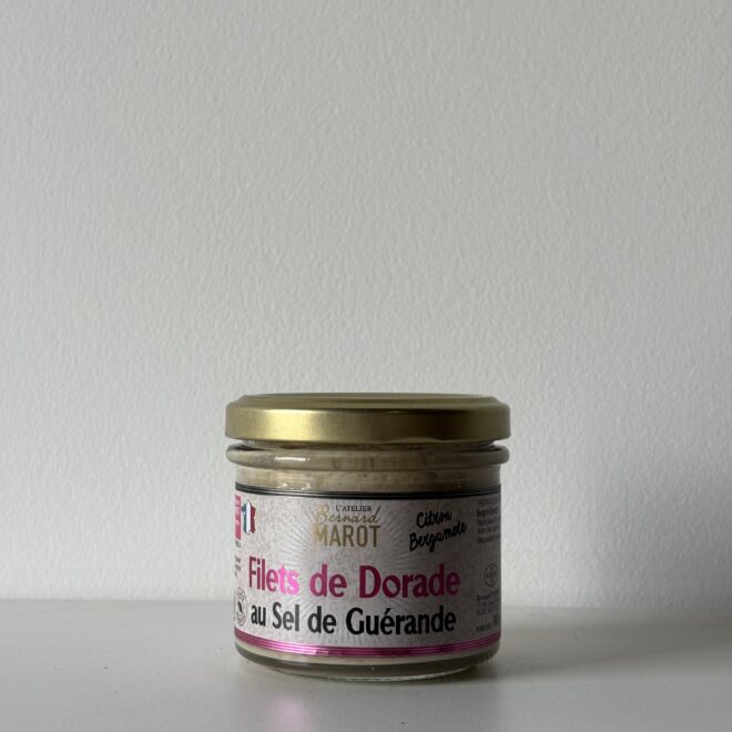 tartinade Marot - filets de dorade au sel de Guérande