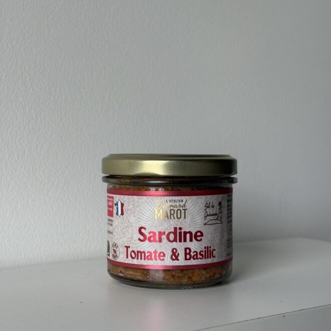 tartinade Marot - sardine tomate & basilic