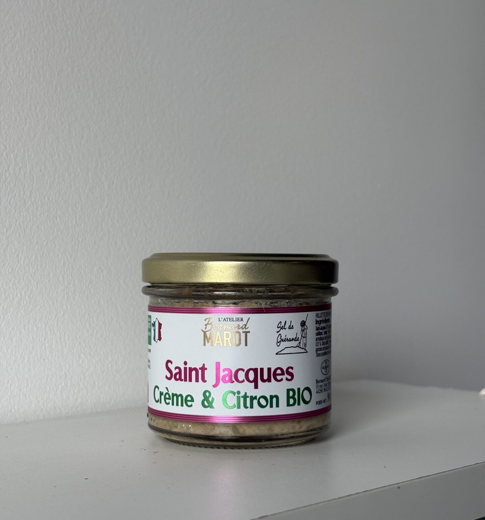 saint Jacques crème citron bio