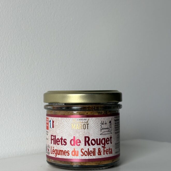 tartinade Marot - filets de rouget, légumes du soleil & feta