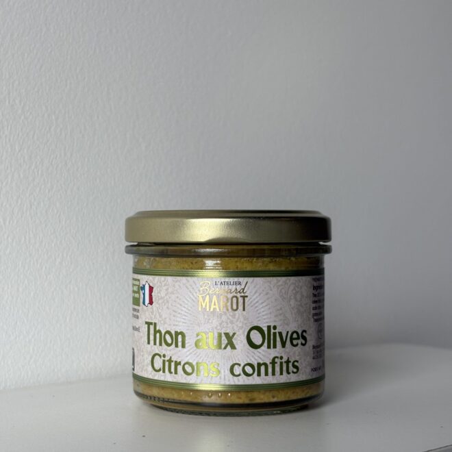 tartinade Marot - thon aux olives & citrons confits