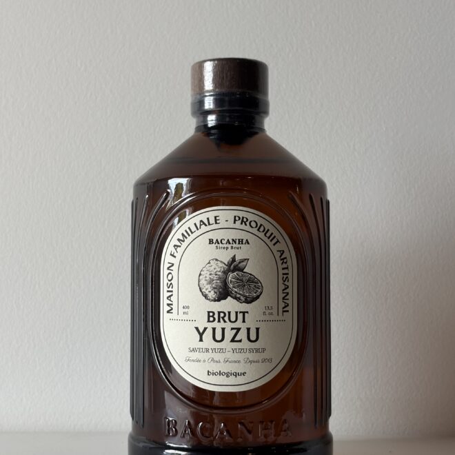 sirop brut bio - yuzu