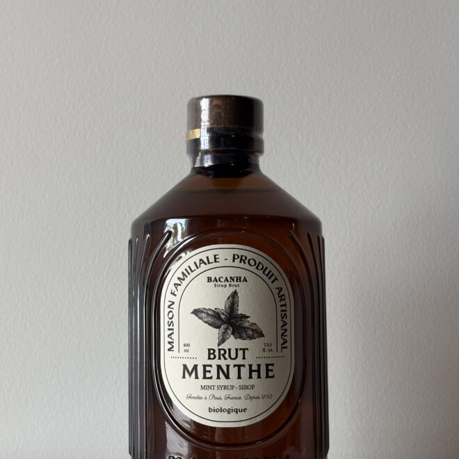 Sirop brut bio - menthe
